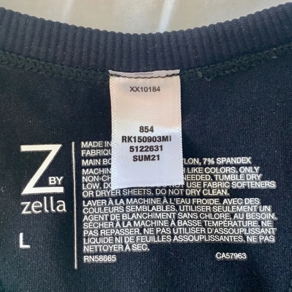 Z by Zella Black Tank Top Size Large